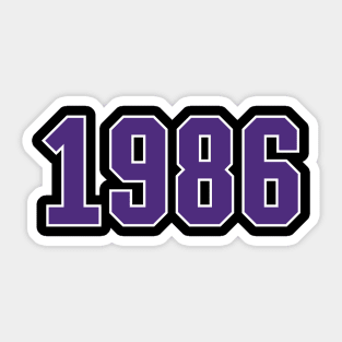 1986 Coast To Coast Lambda Beta Royal Purple Sigma Lambda Sticker